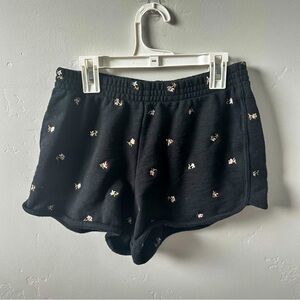 Madewell Black Floral Women's Shorts